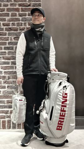 ブリーフィング　ゴルフ　ボアベスト　メンズ　XL MEN'S WOOL BOA VEST（メンズ ウールボアベスト（ボア・フリース