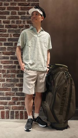 CR MEN'S PILE TREE JQ SKIPPER SHIRT（リラックスフィット）（CR
