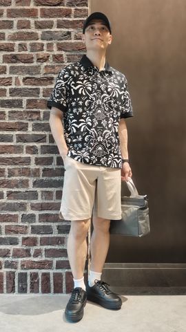 PAIKAJI MEN'S RISING SUN POLO（パイカジ メンズライジングサンポロ