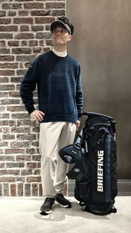 CL MEN'S RIB LS HIGHNECK（CL メンズ リブLSハイネック）（BRG253M64