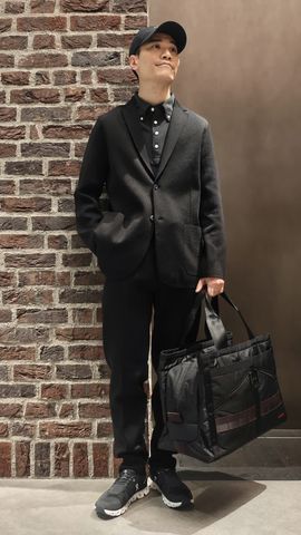 CL MEN'S NYLON PIQUE BD SHIRT（CL メンズ ナイロンピケ BDシャツ