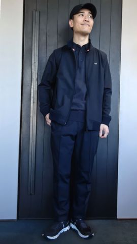 CL MEN'S TRICOLOR LS KNIT POLO（CL メンズトリコロールロング