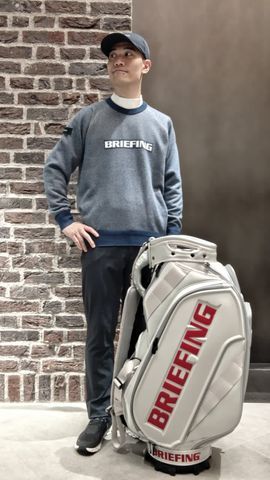 ブリーフィング MS BIG LOGO CREWNECK KNIT BRIEFING セーター ニット 「BRIEFING GOLF／ブリーフィング