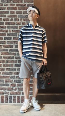 CR MEN'S PILE STRIPE SKIPPER SHIRT（リラックスフィット）（CRメンズ