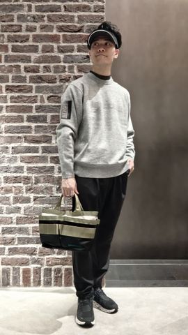 MEN'S WOOL LS HIGHNECK（メンズウールロングスリーブハイネック