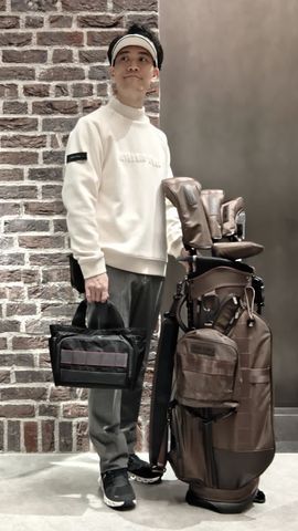 HOL MEN'S STITCH LOGO FAKE LAYERED HIGHNECK（ホリデーメンズ