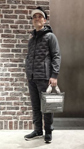 BRIEFING フード付きハイブリッドダウン　Mサイズ MEN'S HYBRID DOWN PARKA（メンズ ハイブリッド ダウンパーカ