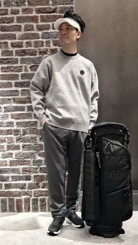 CE MEN'S WR BIAS LOGO CREWNECK KNIT（CE メンズ WR バイアス