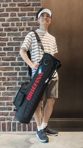 BRIEFING ブラック サンバイザー Mercedes-Benz MEN'S PILE VISOR（メンズ パイルバイザー（帽子）（サンバイザー