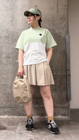 WOMEN'S STRETCH PLEATED SKIRT（ウィメンズ ストレッチ プリーテッド
