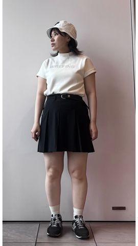 WOMEN'S STRETCH PLEATED SKIRT（ウィメンズ ストレッチ プリーテッド