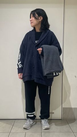 LW KNIT SHAWL COLLAR CARDIGAN（LW ニット ショールカラー