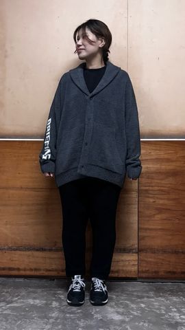 LW KNIT SHAWL COLLAR CARDIGAN（LW ニット ショールカラー