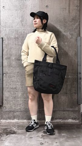 HOL WOMEN'S STITCH LOGO FAKE LAYERED HIGHNECK（ホリデーウイメンズ