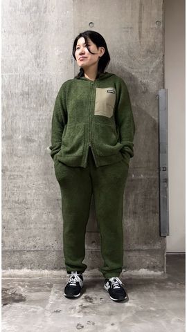 LW KNIT FLEECE PARKA（LW ニットフリースパーカー（ルームウェア