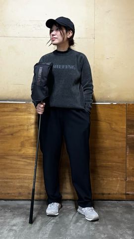 WOMEN'S MOLE YARN LOGO CREWNECK KNIT（ウィメンズ モール