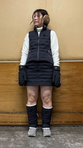 WOMEN'S HYBRID DOWN LEG WARMER（ウィメンズハイブリッドダウンレッグ