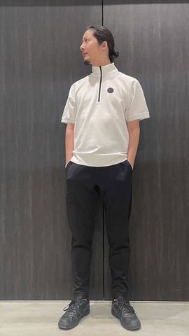 ブリ-フイング MEN'S STITCHED 3D LOGO CREWNECK TOP（メンズ ステッチド 3Dロゴ