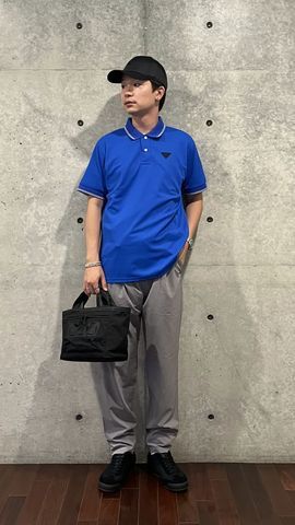 LA MEN'S MINI LINE POLO（LA メンズミニラインポロ
