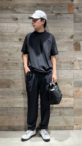 LA MEN'S LOGO RIB HIGHNECK RF（LA メンズロゴリブハイネック