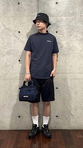 新品　BRIEFING MENS LOGO LINE SHORT PANTS MEN'S LOGO LINE SHORT PANTS（メンズロゴラインショートパンツ