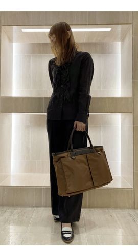 ⭐️美品⭐️Felisi フェリージ ビジネスバッグ　ダークブラウン ナイロン フェリージ 公式オンラインショップ | Felisi Online Shop