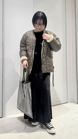 TAION】MILITARY STAR☆ QUILTING ＆ BOA REVERSIBLE JACKET(UNISEX