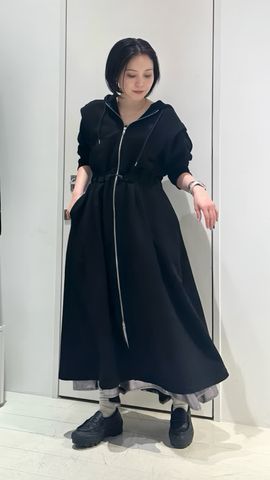 【公式】フジのお歳暮・冬ギフト HOODIE CORD WAIST SWEAT (コンバース TOKYO DRESS｜CONVERSE トップス
