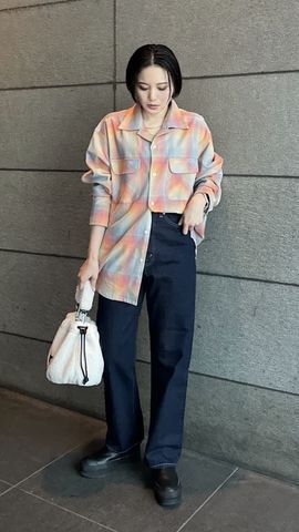 KURO】STANDARD DENIM PANTS LIGHT INDIGO (WOMEN'S