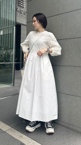 JACQUARD DOCKING DRESS｜CONVERSE TOKYO (コンバーストウキョウ