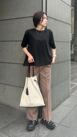 BACK GATHER DOCKING TEE|CONVERSE TOKYO (コンバース BACK GATHER DOCKING TEE|CONVERSE TOKYO (コンバース