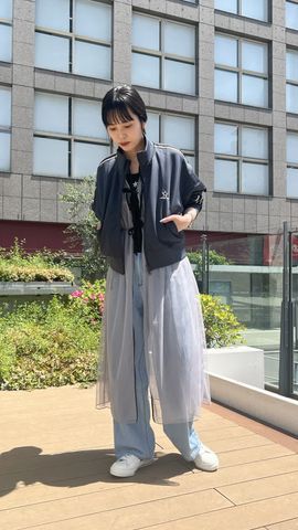 SHIRRING TULLE LAYERED DRESS｜CONVERSE TOKYO (コンバース