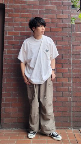 PIGMENT DYE BACK PRINT TEE｜CONVERSE TOKYO (コンバース