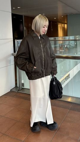 HL】VINTAGE SYNTHETIC LEATHER BLOUSON｜CONVERSE TOKYO (コンバース