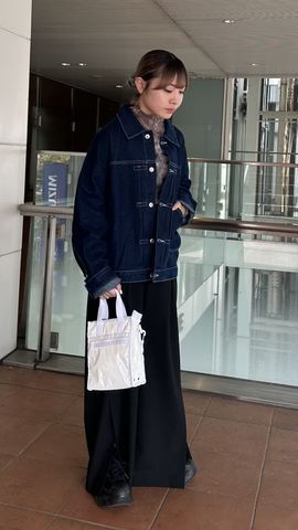 コレクションの前掛けです OVERSIZED DENIM JACKET (SET-UP)｜CONVERSE TOKYO (コンバース