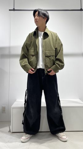 ポメチー BACK SPINDLE LOGO MILITARY SHIRT JACKET｜CONVERSE TOKYO