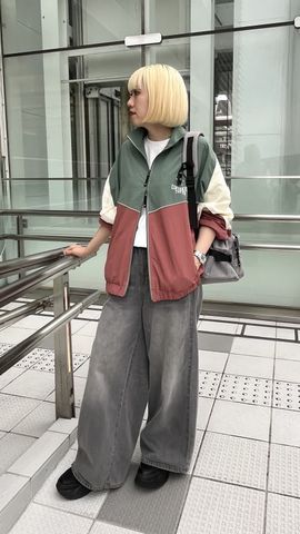 BI-COLOR NYLON JACKET｜CONVERSE TOKYO (コンバーストウキョウ) 公式