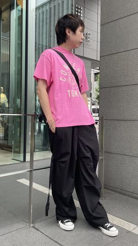 DAMAGED CAT LOGO TEE｜CONVERSE TOKYO (コンバーストウキョウ