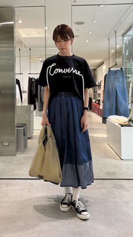 SPINDLE LOGO TUCK TEE｜CONVERSE TOKYO (コンバーストウキョウ) 公式