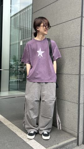 メタリック色紙 PIGMENT DYE JAGUAR CONSTELLATION LONGSLEEVE TEE｜CONVERSE