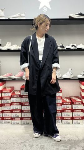 KURO】WIDE DENIM PANTS INDIGO｜CONVERSE TOKYO (コンバース