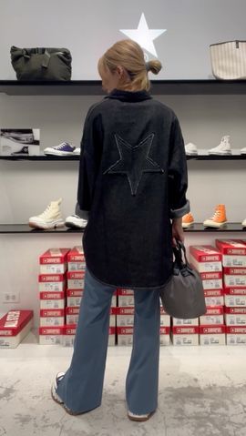 STAR☆ PATCH DENIM SHIRT｜CONVERSE TOKYO (コンバース