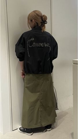 SPINDLE LOGO PRINT BLOUSON｜CONVERSE TOKYO (コンバーストウキョウ