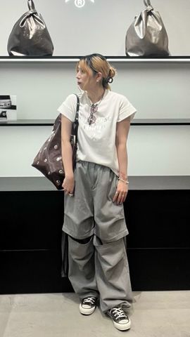 2WAY DETACHABLE DENIM WIDE CARGO PANTS｜CONVERSE TOKYO (コンバース
