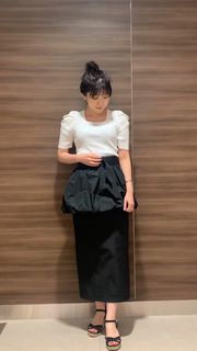 曽田茉莉江コラボ》2WAYバルーンタイトスカート｜M Maglie le