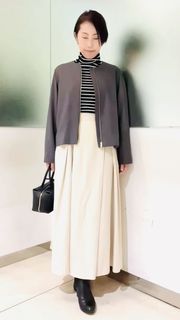 三尋木奈保コラボ》ほんのりモードラップスカート｜INED（イネド