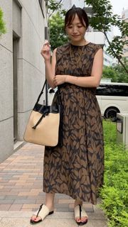 SUPERIOR CLOSET》異素材コンビショルダーバッグ《LORISTELLA》｜INED