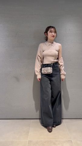 ラメノースリポロ&カーデセット(カーディガン)｜トップス