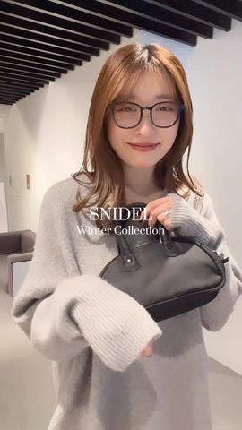 ウールVネックニットミニワンピース(ミニワンピース