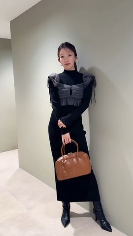 エンボスロゴボストンバッグ(ハンドバッグ)｜バッグ｜SNIDEL